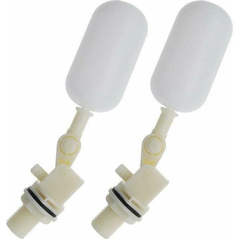 2pcs Robinet Boule de Vanne à Flotteur pour Aquarium Automatique 1/2 Pouce 20mm (1/5)