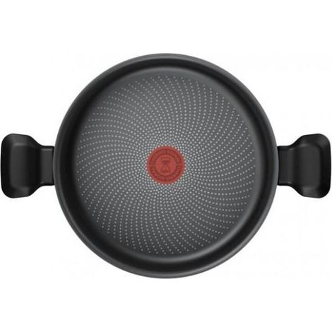 Pentola Tefal SoLight 24 cm Nero Alluminio Antiaderente