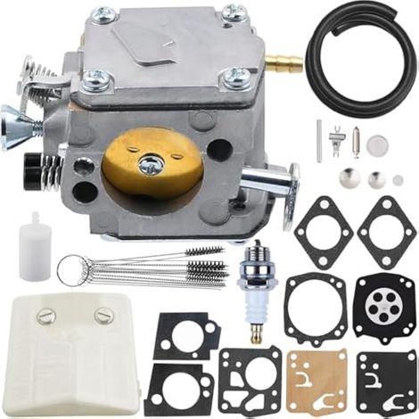 Carburateur pour Husqvarna 61 266 268 272 272XP tronçonneuse Carb 503 28 03-16 574331601 503 44 68-01 503 44 72-03 503280407 503280304 503280114 pour Tillotson HS254B tronçonneuse à Essence (1/5)