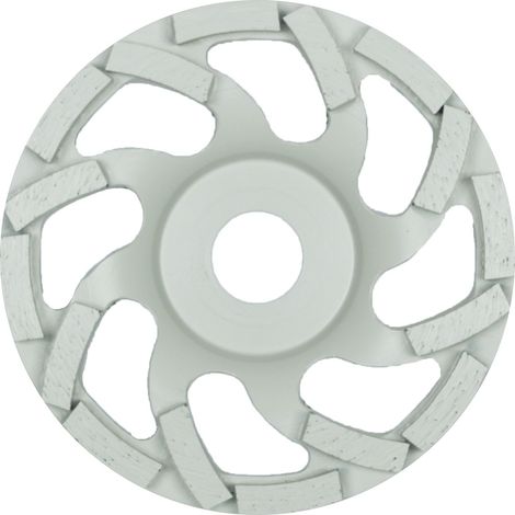 Klingspor DS 600 S Diamantschleifteller, 125 x 7,2 x 22,23 mm 16 Segmente 7,2 x 5,5 mm, Spezialgeometrie (1/2)
