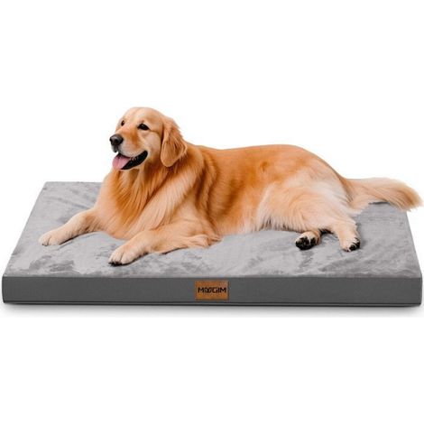 Panier Chien Orthopédique ® 90x55cm, Impermeable, Double Face Coussin pour chien, Déhoussable et Lavable (1/5)