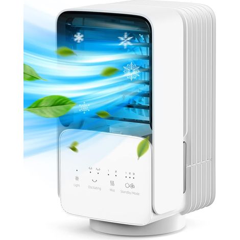 Climatiseur mobile BDD Climatiseur Portable 4 en 1 Blanc Classe A (1/5)
