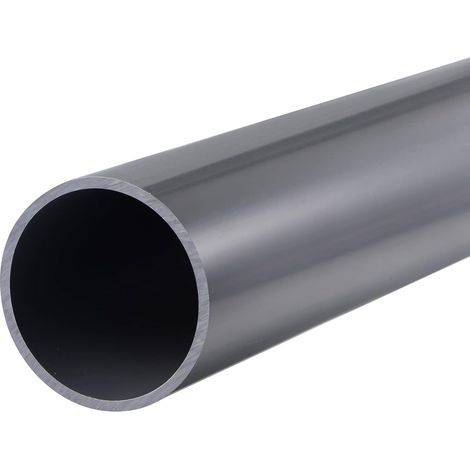 Tuyau Rigide en PVC Rond Tube PVC 67.8mm Diamètre Interne 75mm Diamètre Externe 0.35m Clair Gris Haut Impact pour Eau Tube Artisanats (1/5)