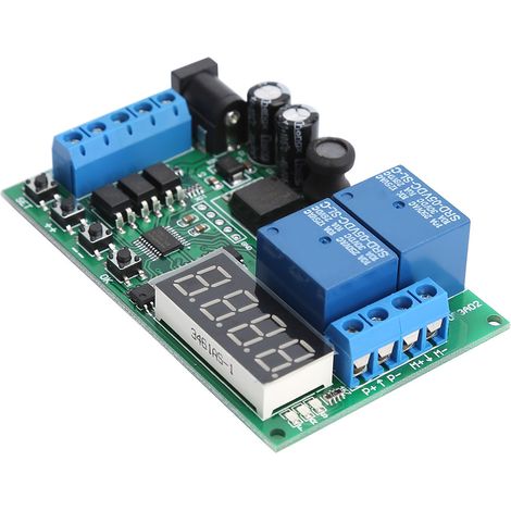 5V-24V Zeitverzögerungsrelaismodul für Motoren, Vorwärts-/Rückwärtsrichtungsregler mit Verzögerungszyklus, automatischer Richtungsumkehr (1/5)