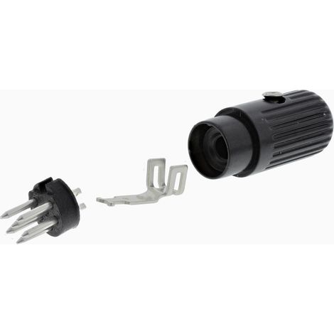 Connecteur DIN RS PRO, 6 contacts, Mâle, Montage sur câble, A sertir ( Prix pour 1 ) (1/2)
