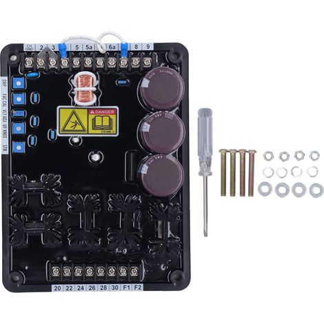 Régulateur Automatique de Tension Générateur Diesel AVR Carte de Régulation AC180-280V Monophasé Triphasé Entrée (1/5)