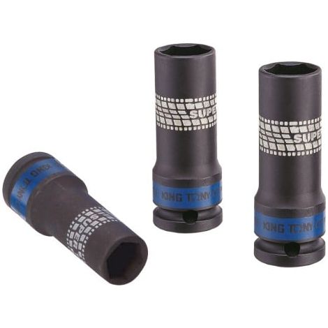 KING TONY - Jeu de 3 douilles fines pour jantes alu 17-19-21mm