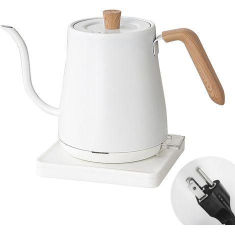 Bouilloire électrique rapide, chauffage rapide, contrôle précis de la température, design élégant, bouilloire à eau chaude pour maison et bureau, prise US 110V (1/5)