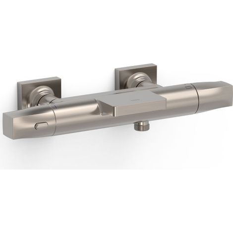 Mitigeur bain-douche thermostatique mural Over‑wall Acier - TRES 19017415AC (1/2)