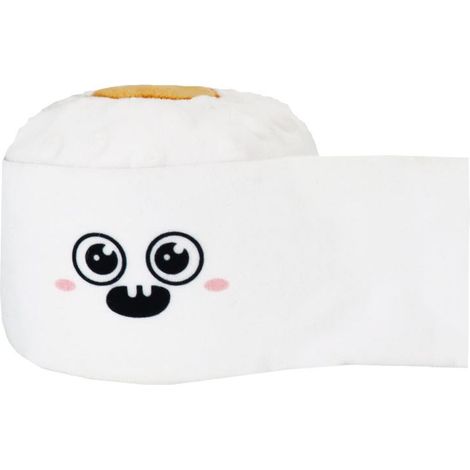 Toy let gioco per cani carta igienica bianco 12 cm