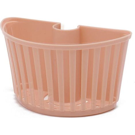1 panier suspendu d'évier en plastique, étagère, porte-gobelet à ventouse, rangement pour éponge, accessoires de cuisine, support pour robinet, couleur aléatoire (1/5)