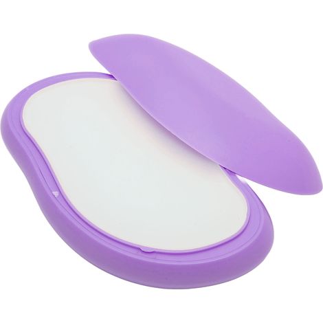Épilateur portable pour femmes, réutilisable et indolore, pour une épilation facile des jambes, des bras et du dos (violet). (1/5)