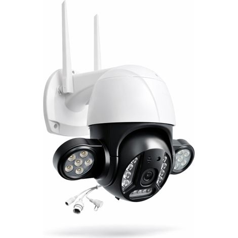 Telecamera Videosorveglianza Esterno 4K HD 360° Impermeabile IP66 con Visore Notturno