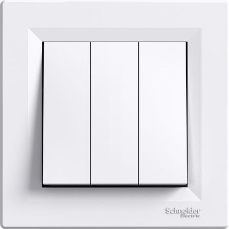 Connettore universale Asfora bianco con 3 morsetti a vite, 10A 250V, codice EPH2100121