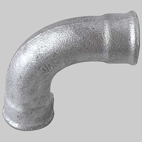 "CURVA A 90° FEMMINA/FEMMINA ZINCATA - 2""1/2"