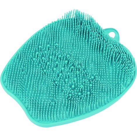 Brosse de douche pour les pieds antidérapante à ventouses, soulage la fatigue, masseur de bain pour femmes enceintes et personnes âgées, vert (1/5)