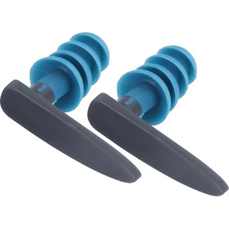 Bouchons d'oreille étanches en polypropylène et silicone pour natation plongée adulte - Protection auditive imperméable résistante à l'eau (1/5)