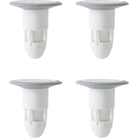 4 Pack Anti-Odor Deodorant for Shower Floor Cleaning, Hotel, Kitchen, Bathroom (White)