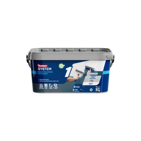 Producto de acabado toupret smoothing compound 5 kg secado rápido