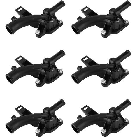 Termostato de coche de 6 posiciones con salida para bomba de agua para Opel Astra J Adam Corsa D / Meriva B A14Xel A14Xer 25192985