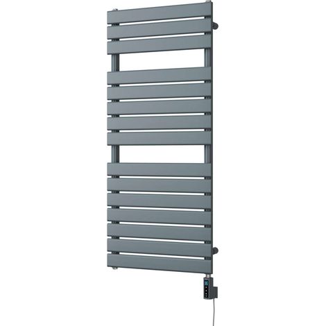 Typhoon - Anthracite Electric Towel Rail H1156mm x W500mm 600w Thermostatic WIFI (1/3)