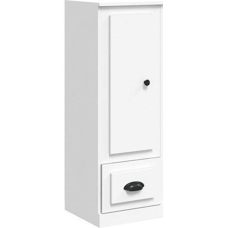 Credenza buffet cassettiera mobile contenitore organizer cucina soggiorno soggiorno alto 36 x 35,5 x 103,5 cm derivati del legno bianco 020032436