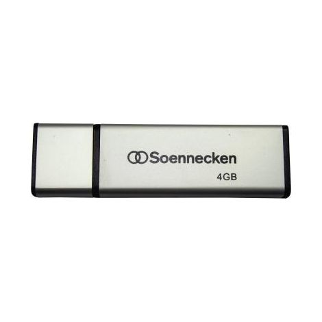 Soennecken USB-Stick 71616 2.0 4GB schwarz/silber (1/4)