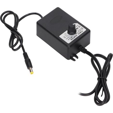 Adaptateur secteur à tension réglable et vitesse de charge rapide 24 W 2 A pour ordinateur, prise 100-240 V. (1/5)