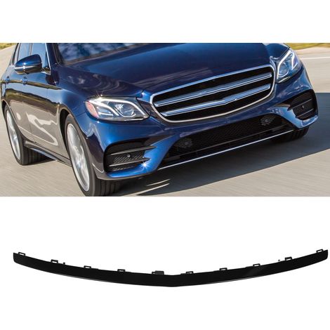 Mercedes-Benz E-Klasse W213 AMG Line, Baujahre 2017–2020, Ersatz-Frontstoßstangenverkleidung unten, glänzend schwarz (übergroß)
