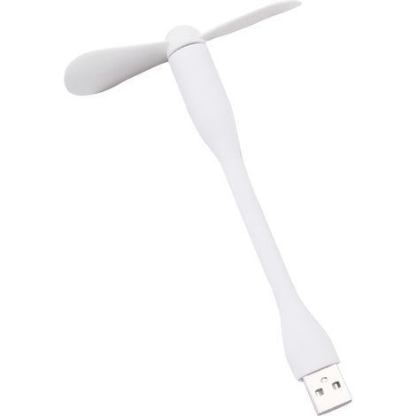 Mini-USB-Ventilator, flexibler Hals, geräuschlos, Taschenformat (batterie-/USB-betrieben) (1/5)
