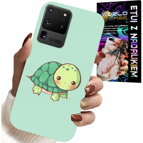 Coque pour Samsung Galaxy S20 Ultra - Motifs de tortues mignons pour enfants + effet métallisé (1/5)