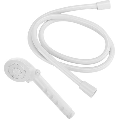 Kit de douchette à main avec flexible, filetage 1 pouce et tuyau de 1,5 m, accessoire pour camping-car, caravane et bateau. (1/5)