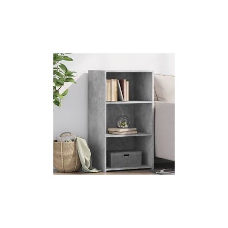 Buffet gris béton 50x41x93 bois d'ingénierie (1/5)