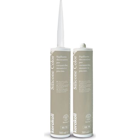 Silicone color kk79 greige ml 310 sigillante decorativo per ceramiche e mosaici (1/3)