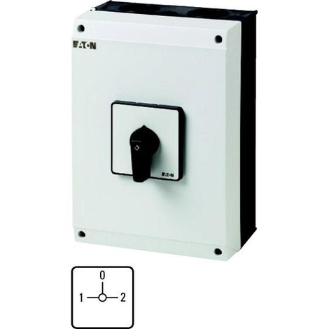 Inverseurs Contacts: 8 100 A plastron: 1-0-2 90 ° à accrochage en saillie 000207433 EATON T5-4-8294/I5