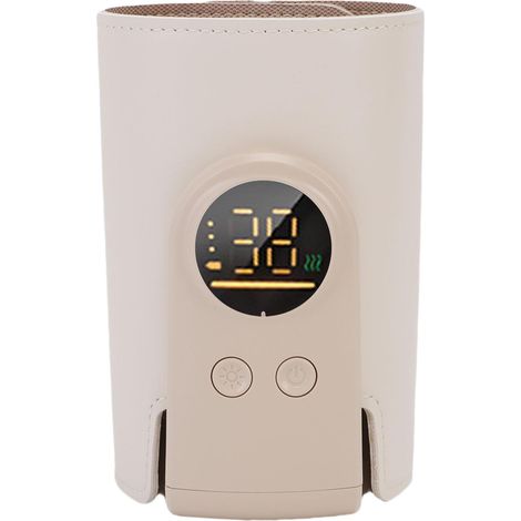 Chauffe-lait Rechargeable – Chauffe-biberon sans Eau à Température Constante avec Batterie de 8 000 MAh, Portable pour les Voyages, les Tétées Nocturnes et le Sac à Couches, Convient à la (1/5)