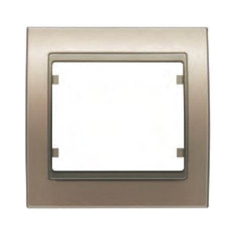 Rahmen 1 Element BRONZE NEBEL BJC Mega 22001-BN