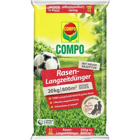 COMPO Rasen-Langzeitdünger 20 kg für 800 m2