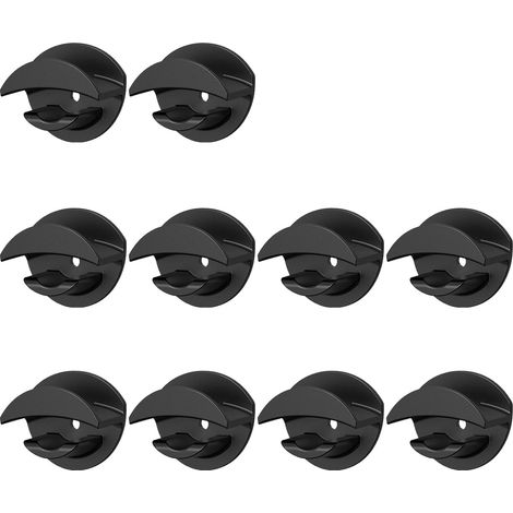 Ganchos para sombreros, 10 ganchos para sombreros para el hogar, no requieren perforación, ganchos adhesivos, para baños, cuartos de ducha, cocinas, dormitorios, salas de estar, pasillos. (1/5)