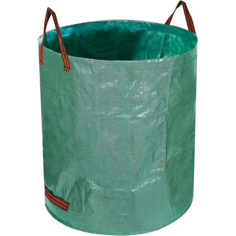 Sac à feuilles de jardin en polypropylène résistant pour le jardin, idéal pour ramasser les feuilles mortes, les mauvaises herbes et les branches d'arbres. (1/5)