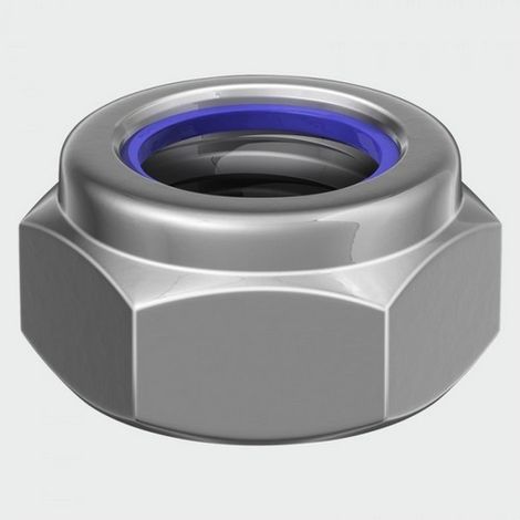 TIMCO Nylon Insert Nuts Type T DIN985 A2 Stainless Steel - M8 (1/2)