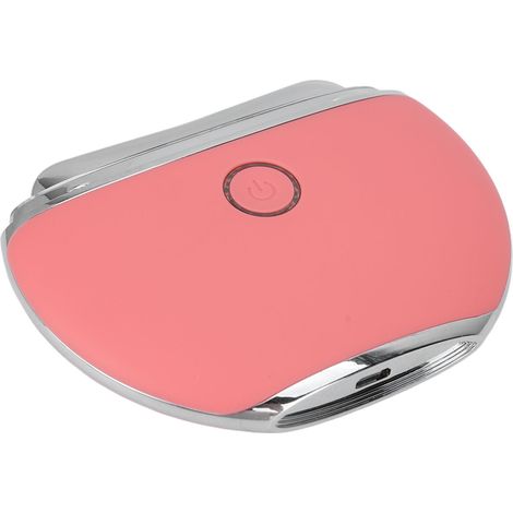 Lot soin visage anti-âge micro-courant rose, appareil de massage liftant électrique pour peau du cou et fermeté du visage, tensiomètre cutané portable. (1/5)