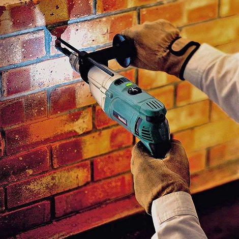 Makita – Perceuse à percussion 13MM 1010W 2 vitesses – Mandrin auto-serrant 13 mm – Coffret MAK-PAC – Éclairage intégré pour zones sombres — vue 4