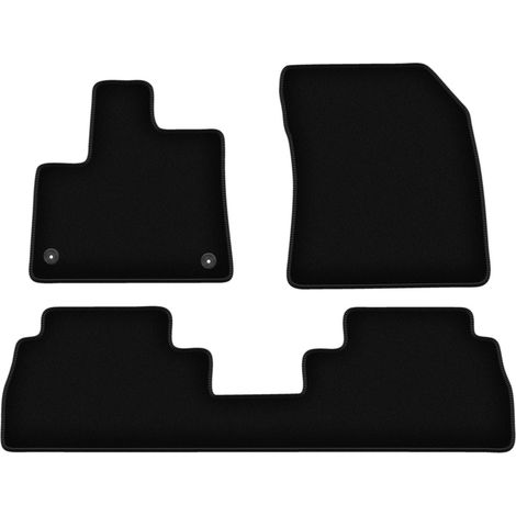 BASIC schwarze Veloursmatten für: Citroen Berlingo III Kombivan (2018-) (1/5)