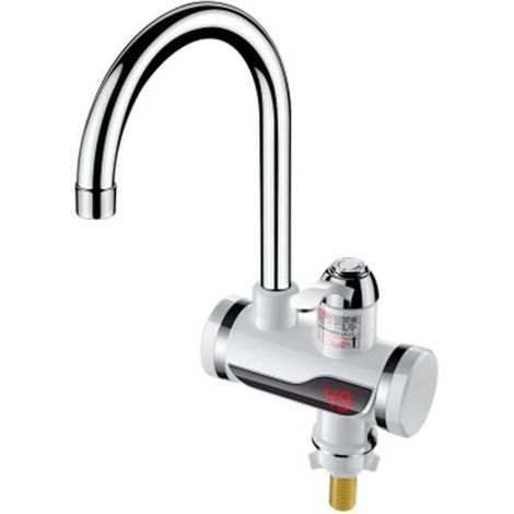 Robinets de cuisine,Prise ue LED en acier inoxydable affichage numérique mélangeur d'eau chaude et froide - Type image color A1 (1/3)