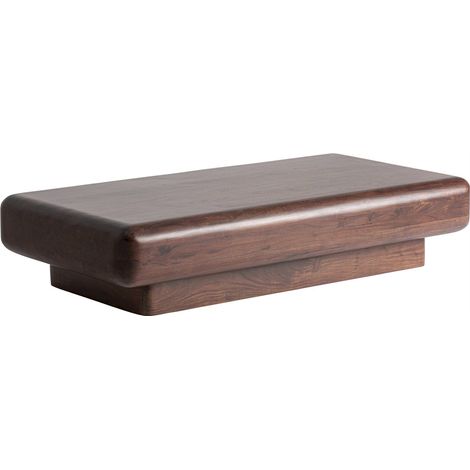 Table basse en acacia brun contemporain - brun acacia (1/5)