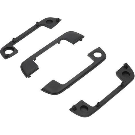 FENOPLASTICAPoignée de porte extérieure de voiture 51218122442, kit de garniture de cadre de poignée de porte noire, compatible avec E36 E34 E32 (1/5)
