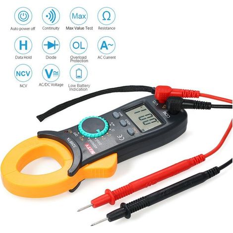 Tester Pince Amperemetrique Numerique, Gamme Automatique, 2000 Comptes (1/5)