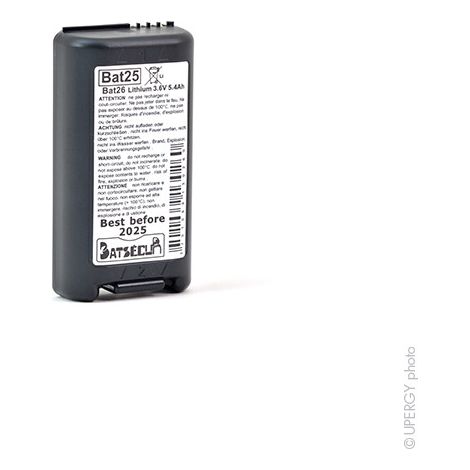 Batterie pour alarme 3.6V 5.4Ah – Lithium-chlorure de Thionyle – Compatible Daitem-Logisty-Diagral-Hager BATLI25/BAT26 – Batsecur
