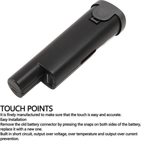 Ortviai Batterie de rechange pour aspirateur S1 Ultenic – 2200 mAh, lithium-polymère (1/4)